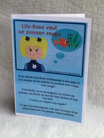 Dépliant Lily-Rose veut un poisson rouge