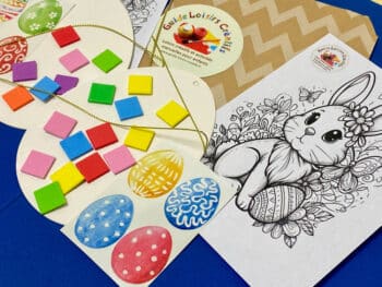 Kit créatif suspensions œufs de Pâques bricolages de Pâques – Image 2