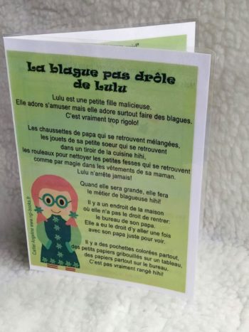 Dépliant La blague pas drôle de Lulu