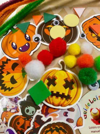 Les essentiels pochette BOO bricolage halloween