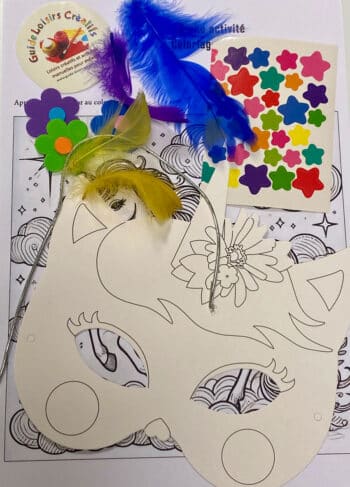 Kit créatif masque licorne masque carnaval déguisement carnaval – Image 2