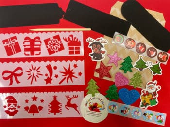 Kit créatif pochoirs Noël carte à gratter Noël carte de Noël