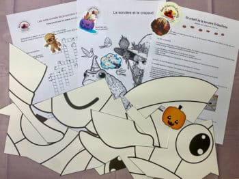 Kit créatif sorcière halloween bricolage citrouille halloween