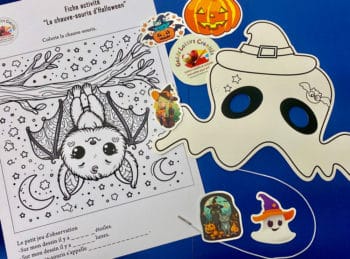 Kit créatif masque fantôme halloween bricolage masque carnaval