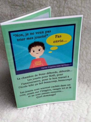 Dépliant Peter Non je ne veux pas trier mes jouets?