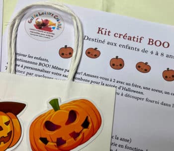 Kit créatif "BOO" pour 2 enfants bricolages Halloween accessoires Halloween – Image 3