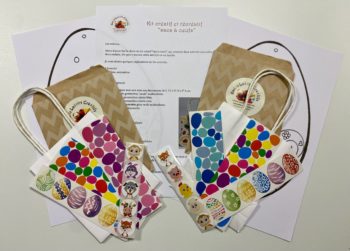 Kit créatif et récréatif "sacs à œufs"