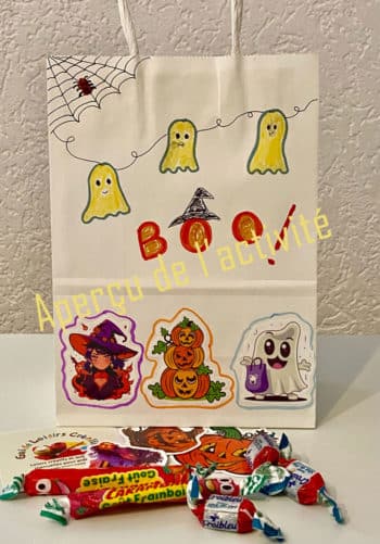 Kit créatif "BOO" pour 2 enfants bricolages Halloween accessoires Halloween – Image 6